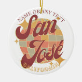 Décoration En Céramique San José City Californie États-Unis  (Devant)
