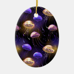 Décoration En Céramique Sans joint avec méduse éclatante