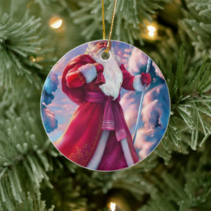 Décoration En Céramique Santa Claus