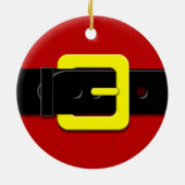 Décoration En Céramique Santa Claus Belt (Dos)