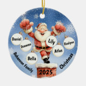 Décoration En Céramique Santa’s Festive Chimney Ornament (Devant)