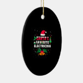 Décoration En Céramique Santas Electricien favori Noël Noël Noël Cadeau (Droite)