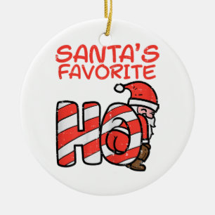 Décoration En Céramique Santas Favori Funny Naughty Noël Adulte Favori Noë