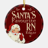 Décoration En Céramique Santas Favori RN (Devant)