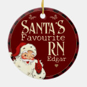 Décoration En Céramique Santas Favori RN (Dos)