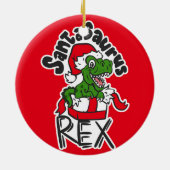 Décoration En Céramique Santasaurus (Dos)