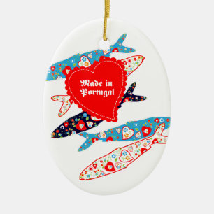 Décoration En Céramique Sardines made in Portugal