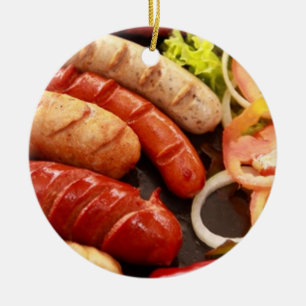 Décoration En Céramique Saucisses