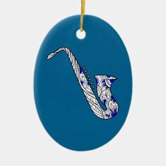 Décoration En Céramique Saxophone
