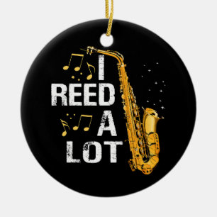 Décoration En Céramique Saxophone drôle