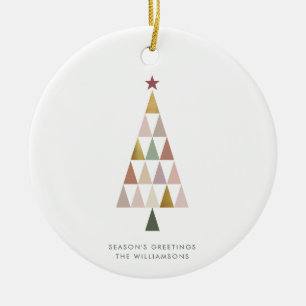 Décoration En Céramique Scandi moderne minimaliste arbre de Noël simple