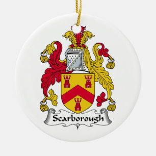 Décoration En Céramique Scarborough Family Crest