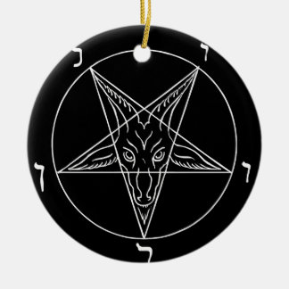 Décoration En Céramique Sceau de Baphomet