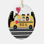 Décoration En Céramique School Bus Driver - SRF (Droite)