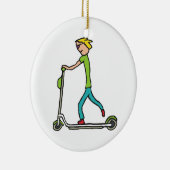 Décoration En Céramique Scooter électrique (Droite)