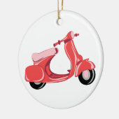 Décoration En Céramique Scooter rouge (Gauche)