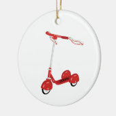 Décoration En Céramique Scooter Tassée (Gauche)