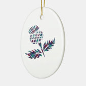 Décoration En Céramique Scotland Cadeaux Scottish Thistle Tartan Plaid Cad (Gauche)