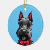 Décoration En Céramique Scottish Terrier (Gauche)