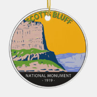 Scotts Bluff Monument National Nebraska Vintage