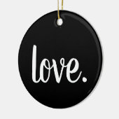 Décoration En Céramique script chic LOVE. (Gauche)