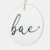 Décoration En Céramique Script Love Coeur Bae Définition (Gauche)