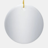 Décoration En Céramique Script manuscrit Modèle d'argent look métallique (Dos)