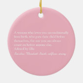 Décoration En Céramique Script Mom Définition Citation (Dos)