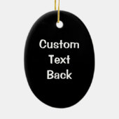 Décoration En Céramique Seahorse White (Dos)