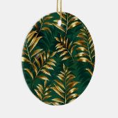 Décoration En Céramique Seamless pattern with golden ferns (Droite)