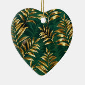 Décoration En Céramique Seamless pattern with golden ferns (Droite)