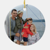 Décoration En Céramique Seas & salutations Chinoiserie Père Noël Noël (Dos)