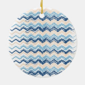 Décoration En Céramique Seashore Scribble ZigZag (Dos)