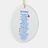 Décoration En Céramique Secrétaire Merci (Droite)