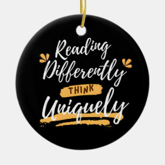 Décoration En Céramique sensibilisation à la dyslexie mondiale