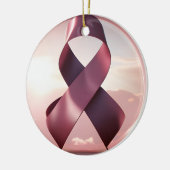 Décoration En Céramique Sensibilisation au cancer du sein (Gauche)