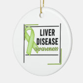 Décoration En Céramique Sensibilisation aux maladies du foie (Gauche)