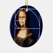 Décoration En Céramique Séquence Leonardo da Vinci Mona Lisa Fibonacci (Droite)