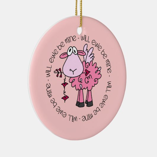 Décoration En Céramique Seras-Tu À Moi Valentine ? (Droite)