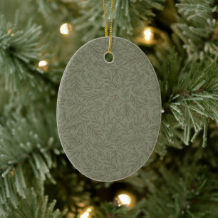 Décoration En Céramique Serene Sage Green   Forêt profonde calme ton sur t