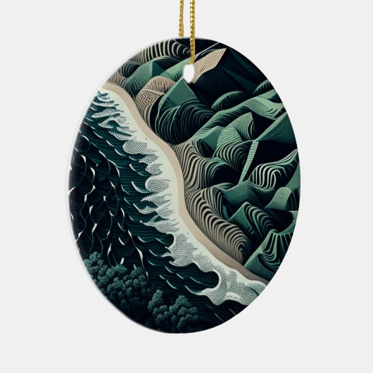 Décoration En Céramique Serene Shores (Droite)