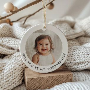 Décoration En Céramique Serez-Vous Mes Parents - Proposition Photo