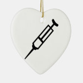 Décoration En Céramique Seringue d'injection (Droite)