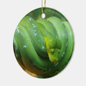 Décoration En Céramique Serpent Python à arbre vert (Gauche)