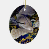 Décoration En Céramique Serpent Python réticulé (Droite)