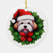 Décoration En Céramique Serre de vacances en coton-de-tulear (Dos)