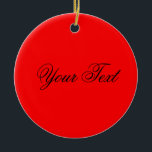 Décoration En Céramique SEULEMENT COULEUR / feu rouge   votre texte<br><div class="desc">Uniquement composition couleur par EDDA Fröhlich | Modèle : couleur arrière - plan pour votre texte ou image | Tendance : coloriez votre vie. | Vous manquez d'autres couleurs,  produits ou designs ? N'hésitez pas à me contacter : contact@eddart.de</div>