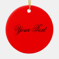 SEULEMENT COULEUR / feu rouge + votre texte