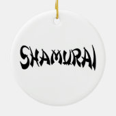 DÉCORATION EN CÉRAMIQUE SHAMURAI (Dos)