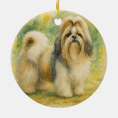 Décoration En Céramique Shih Tzu (Dos)